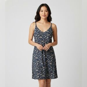 Pink Martini Velvety Floral Sleeveless Dress Adjustable spaghetti Straps NWT